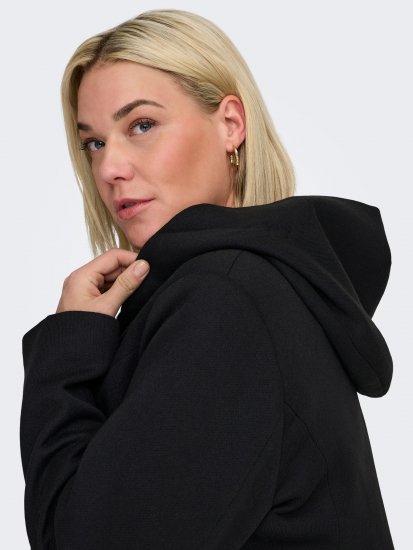 Only Carmakoma Sedona Light Coat Black - Zimski plašči - 