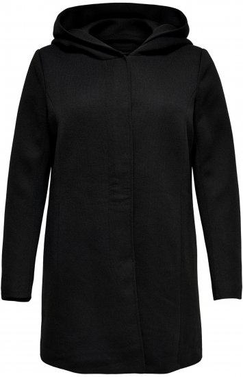 Only Carmakoma Sedona Light Coat Black - Zimski plašči - 