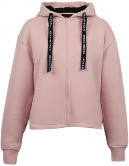 Nora Mikken GERTRUD Cropped Hoodie Pink - Puloverji & jopice - 