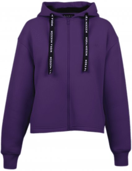Nora Mikken GERTRUD Cropped Hoodie Purple - OBLAČILA ZA ŽENSKE XS-XXL - 