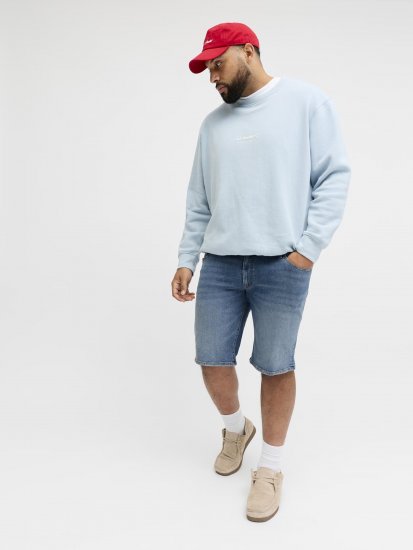 Jack & Jones Rick Original Regular Fit Shorts Blue - Kratke hlače - Moške Kratke Hlače za Močnejše Postave