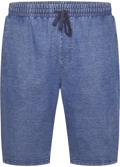 North Latitude 61333 Jog Denim Kratke Hlače Indigo Modra - Kratke hlače - Moške Kratke Hlače za Močnejše Postave