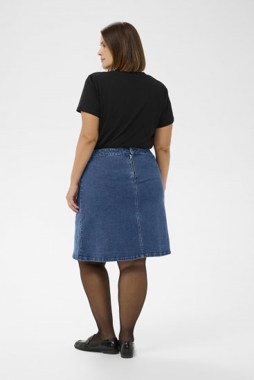 Kaffe Curve Leni Denim Skirt Blue - Krila - 