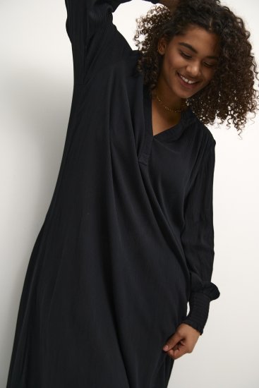 Kaffe Curve Miriam Ami Obleka Globoko črna - Obleke - 