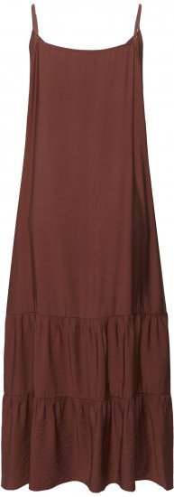 Kaffe Curve Emilia Dress Henna Brown - Maxi obleke - 