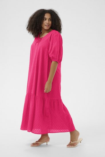 Kaffe Curve Thea Dress Beetroot Purple - Obleke - 