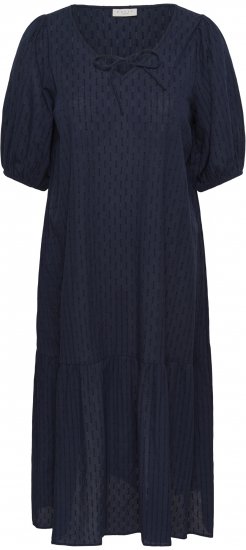 Kaffe Curve Thea Dress Midnight Marine - Maxi obleke - 