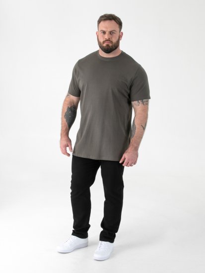 D555 Flyers Crew Neck T-shirt Khaki - Kratke Majice - Moške kratke majice za močnejše postave