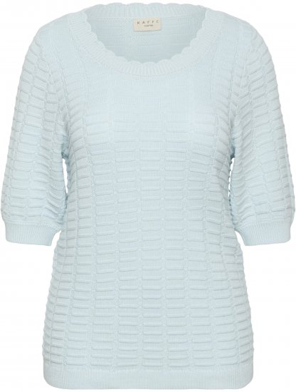 Kaffe Curve Lotia Pullover Nantucket Breeze Blue - Pleten puloverji - 