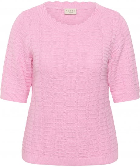 Kaffe Curve Lotia Pullover Pink Frosting - Pleten puloverji - 