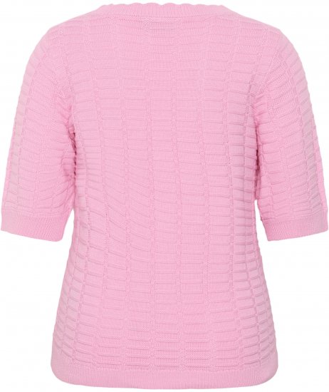 Kaffe Curve Lotia Pullover Pink Frosting - Pleten puloverji - 