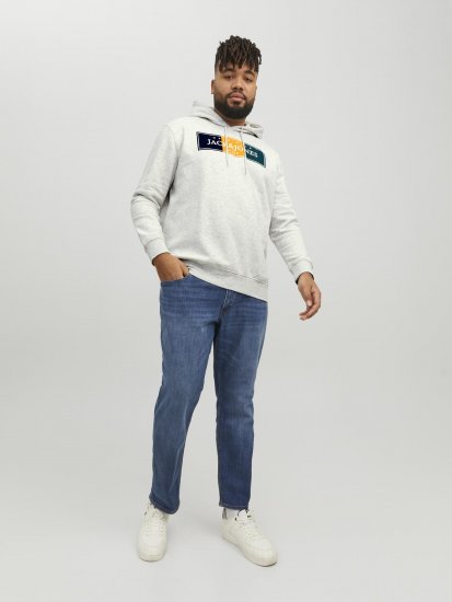 Jack & Jones Codyy Hoodie White - Puloverji & jopice - Moški Puloverji & Jopice za Močnejše Postave