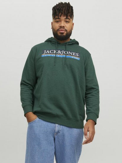 Jack & Jones Codyy Hoodie Green - Puloverji & Jopice - Moški Puloverji & Jopice za Močnejše Postave