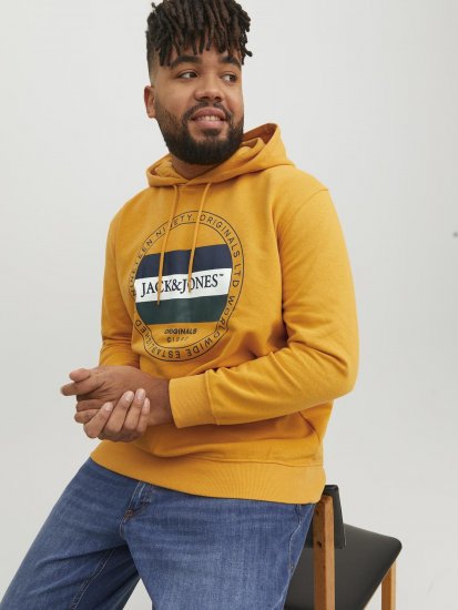 Jack & Jones Codyy Hoodie Yellow - Puloverji & jopice - Moški Puloverji & Jopice za Močnejše Postave