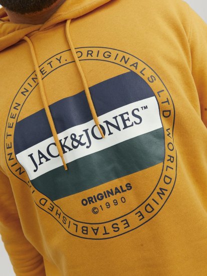 Jack & Jones Codyy Hoodie Yellow - Puloverji & jopice - Moški Puloverji & Jopice za Močnejše Postave