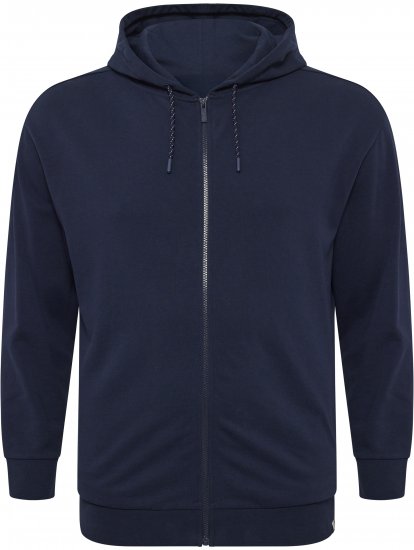 North Latitude Full Zip Hoodie Navy - Puloverji & jopice - Moški Puloverji & Jopice za Močnejše Postave