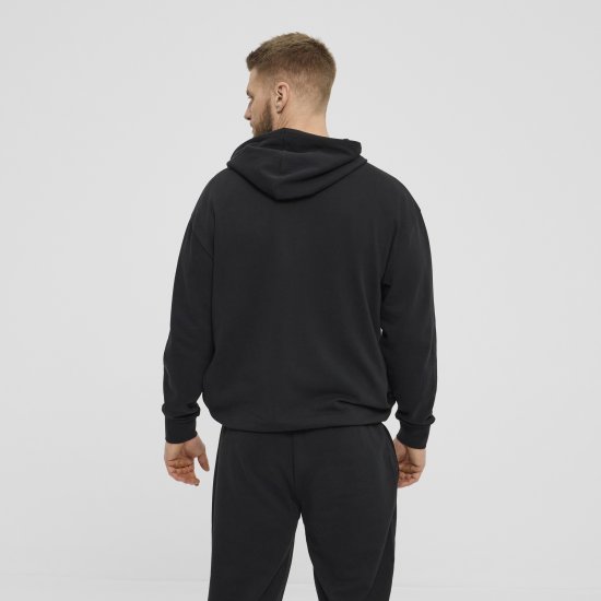 North Latitude Denim Hooded Full-Zip Sweatshirt Black TALL - TALL puloverji - 