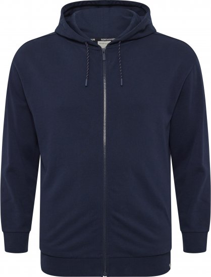 North Latitude Denim Hooded Full-Zip Sweatshirt Navy TALL - TALL puloverji - 