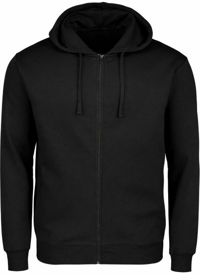 Big Bones Zorro Hoodie with Zipper Black - Puloverji & jopice - Moški Puloverji & Jopice za Močnejše Postave