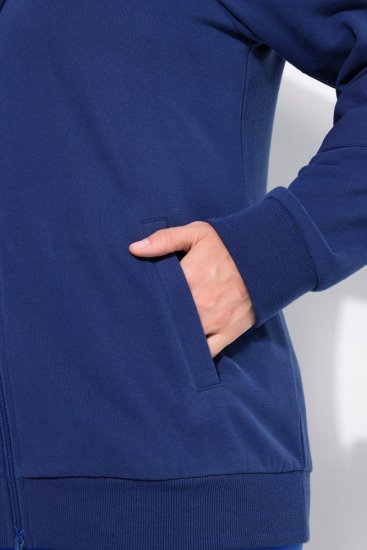 Ulla Popken Athletic Department Hoodie Navy - Puloverji & jopice - Udobni puloverji in pletenine