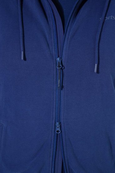 Ulla Popken Athletic Department Hoodie Navy - Puloverji & jopice - Udobni puloverji in pletenine