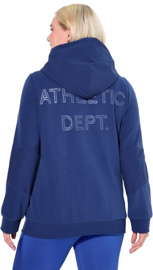 Ulla Popken Athletic Department Hoodie Navy - Puloverji & jopice - 