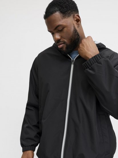 Jack & Jones Jake Light Jacket Black - Jakne - Moške bunde za Močnejše Postave