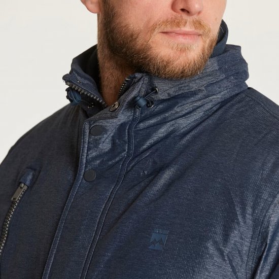 North Latitude 23134 Padded Jacket Waterproof 3K Navy - Jakne - Moške bunde za Močnejše Postave