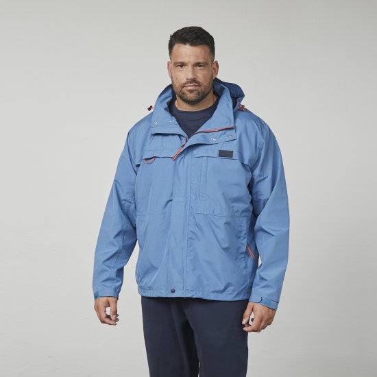 North Latitude 61104 Jakna z detajli WP3000 Svetlo modra - Jakne - Moške bunde za Močnejše Postave