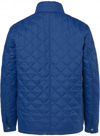 JP1880 Quilted with Multiple Pockets Jacket Dark Blue - Jakne - Moške bunde za Močnejše Postave