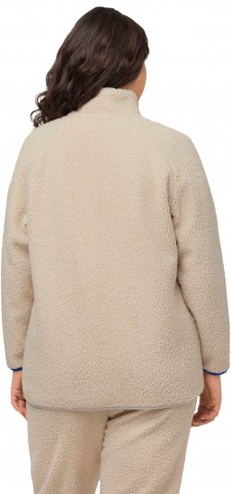 Ulla Popken Teddy Fleece Jacket Vanilla - Jakne - 