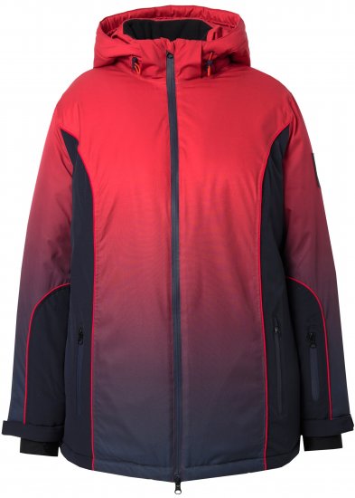 Ulla Popken Gradient Triple-Function Performance Ski Jacket Navy - Jakne - 