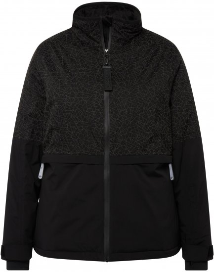 Ulla Popken HYPRAR Waterproof Running Jacket Black - Jakne - 