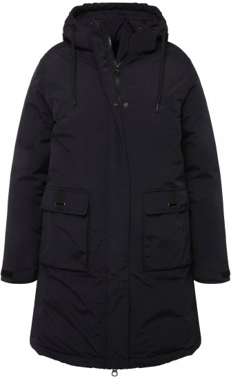 Ulla Popken HYPRAR Triple Function Fully Lined Waterproof Coat Black - Jakne - 
