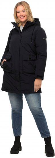 Ulla Popken HYPRAR Triple Function Fully Lined Waterproof Coat Black - Jakne - 
