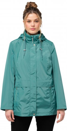Ulla Popken HYPRAR Water-Repellent Windbreaker Soft Turquoise - Jakne - 