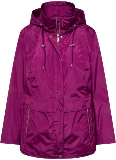 Ulla Popken HYPRAR Water-Repellent Windbreaker Berry - Jakne - 
