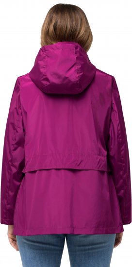 Ulla Popken HYPRAR Water-Repellent Windbreaker Berry - Jakne - 