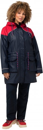 Ulla Popken HYPRAR Colorblock Triple Function Frisian Jacket Navy - Jakne - 