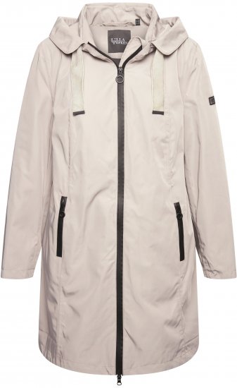 Ulla Popken HYPRAR Waterproof Jacket Medium Grey - Jakne - 