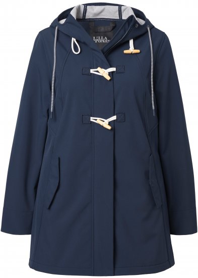 Ulla Popken HYPRAR Water-Repellent Softshell Jacket Navy - Jakne - 