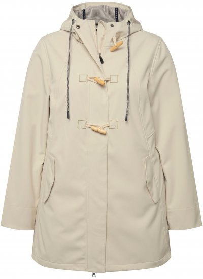 Ulla Popken HYPRAR Water-Repellent Softshell Jacket Vanilla - Jakne - 