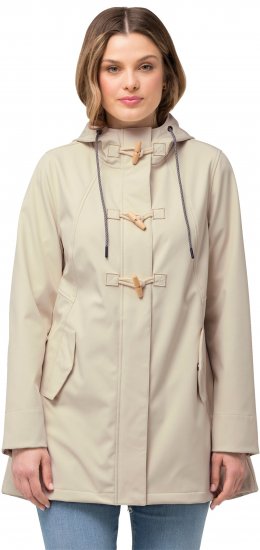 Ulla Popken HYPRAR Water-Repellent Softshell Jacket Vanilla - Jakne - 