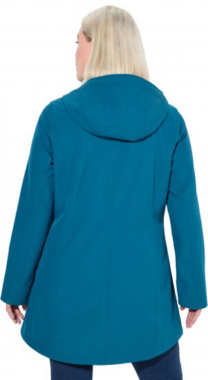 Ulla Popken HYPRAR Water-Repellent Softshell Jacket Teal - Jakne - 