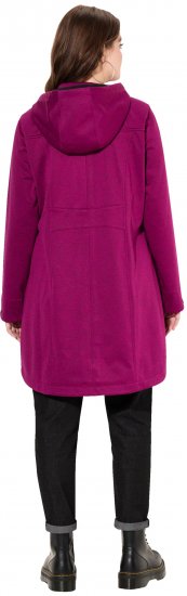 Ulla Popken HYPRAR Melange Softshell Jacket Berry - Jakne - 