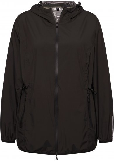 Ulla Popken Lightweight Rain Jacket Black - Jakne - 