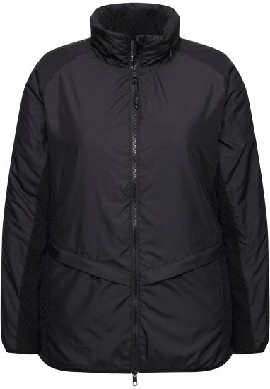 Ulla Popken Lightweight Functional Jacket Black - Jakne - 