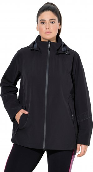 Ulla Popken Triple Function Performance Jacket Black - Jakne - 