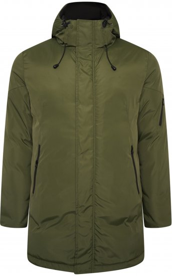 Kam Jeans KV140 Parka Jacket Khaki - Jakne - Moške bunde za Močnejše Postave