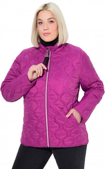 Ulla Popken HYPRAR Lightweight Quilted Water-Repellent Jacket Berry - Jakne - 